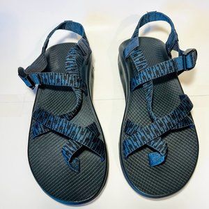 Chaco Z Eddy 2 Mens 11 Steeple Navy Blue Sandals Toe Loop Walking Shoes J106093